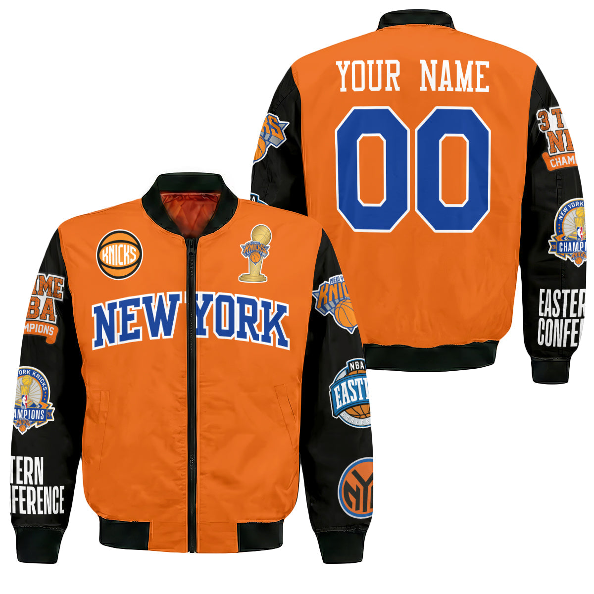 NYK 2026 Basketball Finals Champions Limited Edition Custom Bomber Jacket - Printed