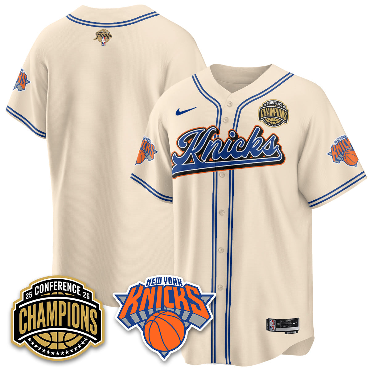NYK 2026 Basketball Finals Vapor City Edition Jersey V2- Stitched