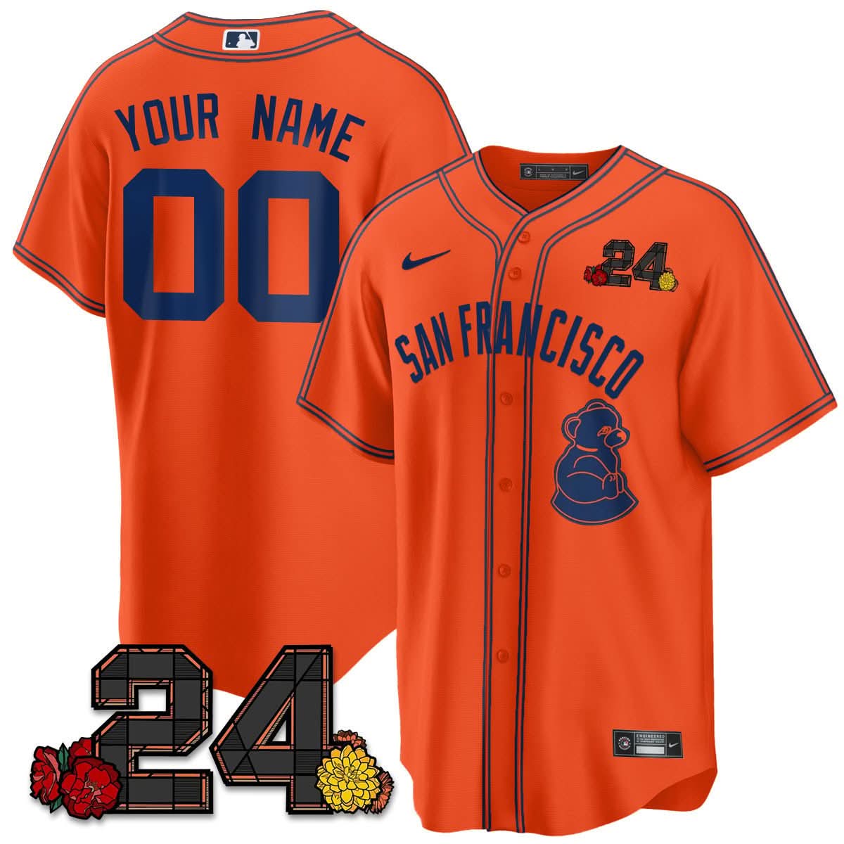 SFG 2024 Willie Mays Patch Vapor Premier Limited Custom Jersey V2 - Stitched