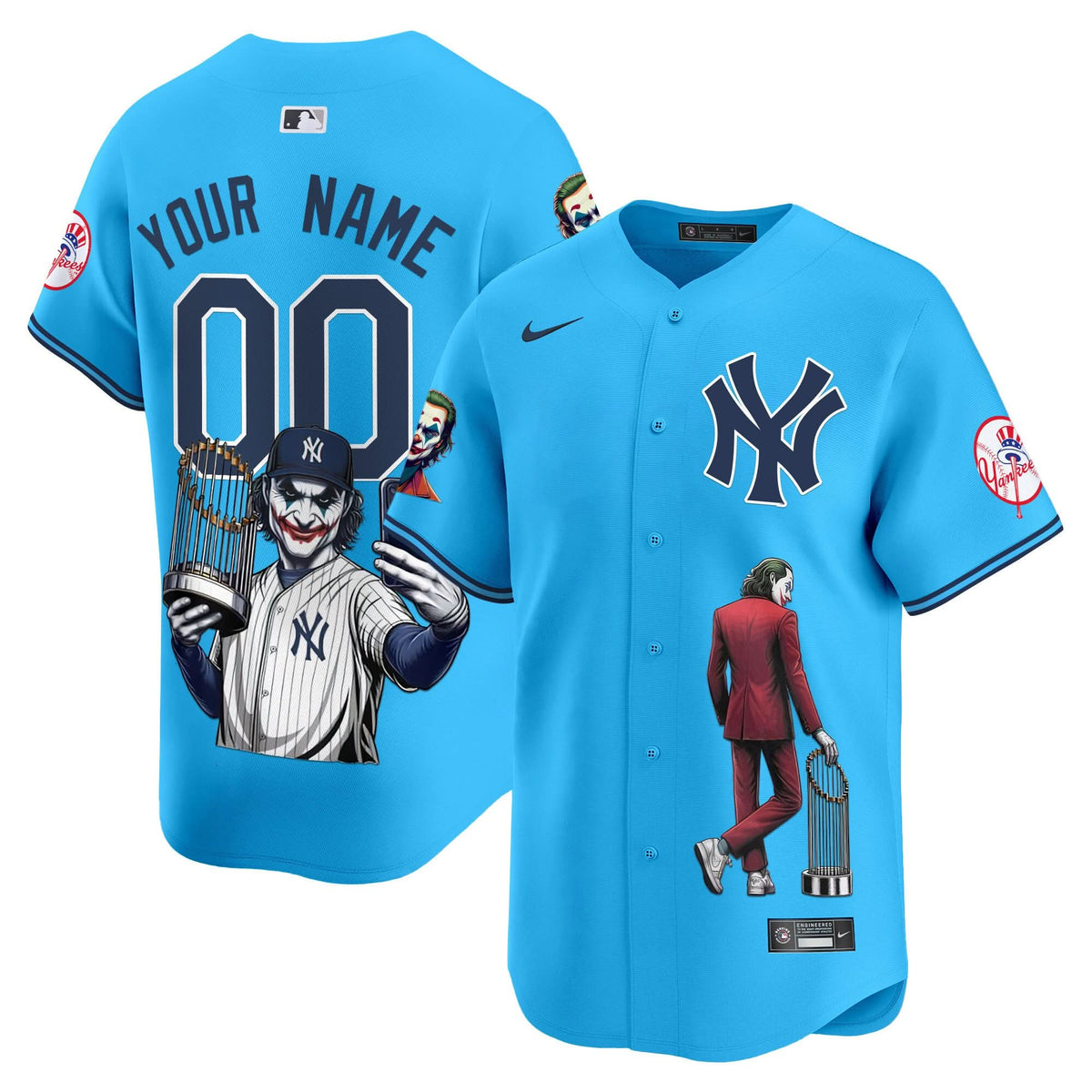 New York Yankees Joker Vapor Premier Limited Custom Jersey - Printed