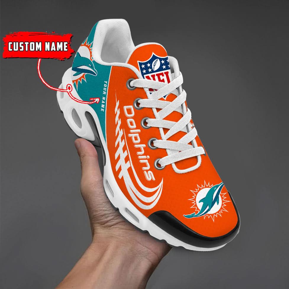 Miami Dolphins-Custom Name-TN Shoes Perfect Gift