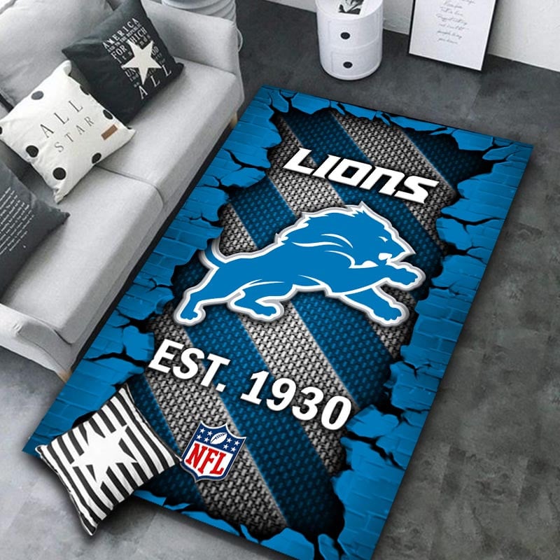 Detroit Lions Rug DMHF1076