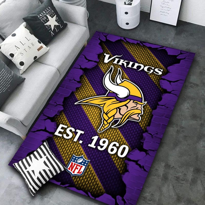 Minnesota Vikings Rug DMHF1086