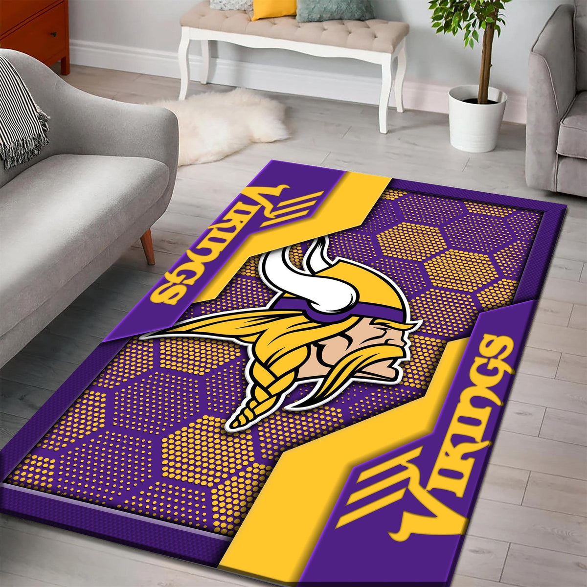 Minnesota Vikings Rug DMHF3100