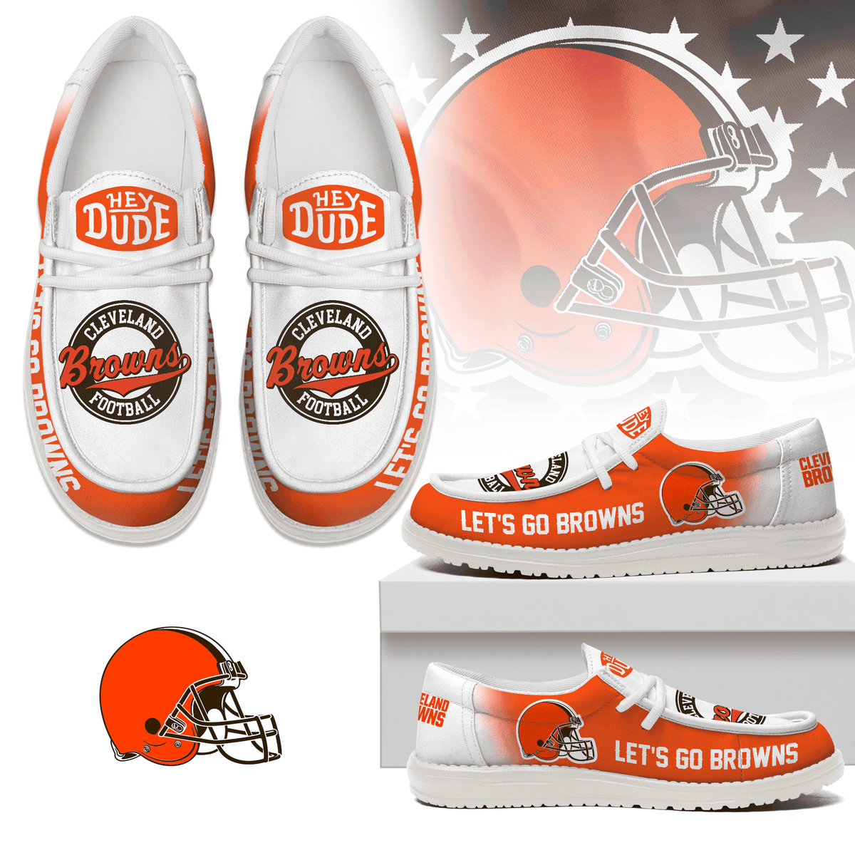 Cleveland Browns | Premium Loafer Shoes NY