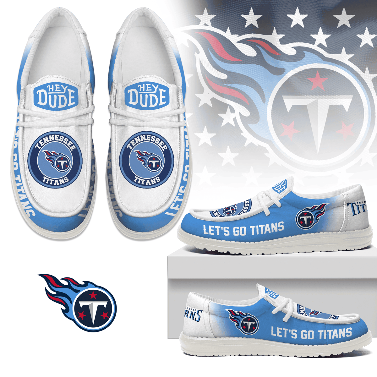 Tennessee Titans | Premium Loafer Shoes NY