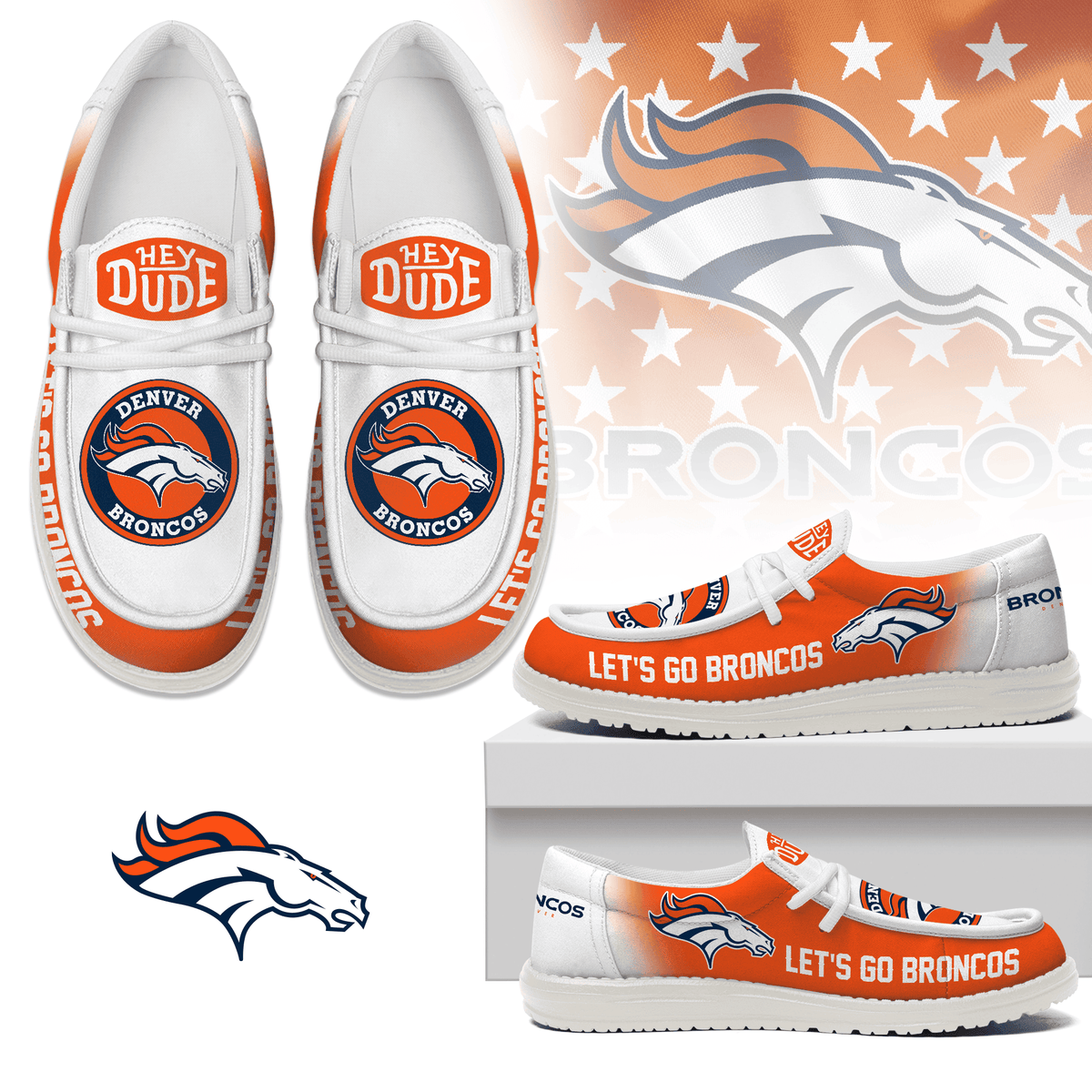 Denver Broncos | Premium Loafer Shoes NY