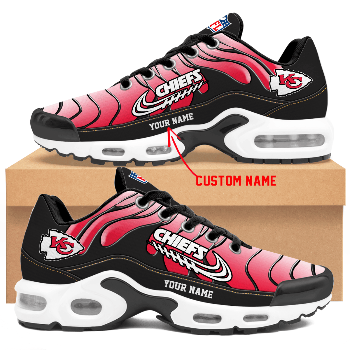 Kansas City Chiefs | Personalized Air Max Shoes Limited Edition TD