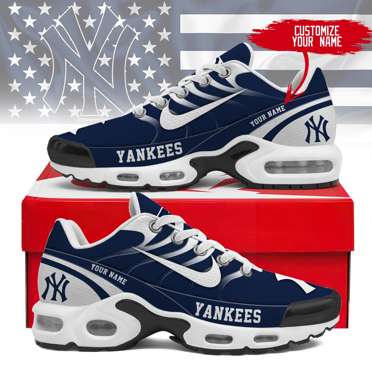 New York Yankees | Personalized Air Max Shoes TD 300525