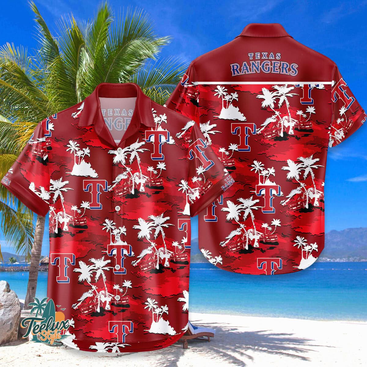 Texas Rangers | MH MLB Hawaiian Shirt 8