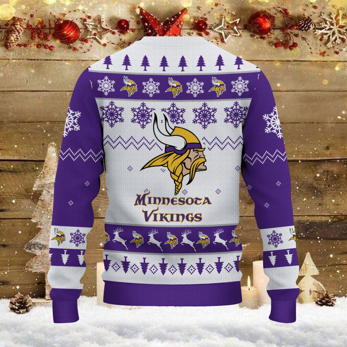 Minnesota Vikings Ugly Sweater - Christmas Gift 1020