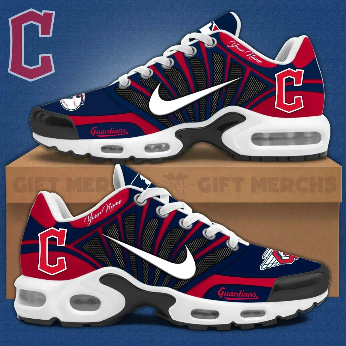 Cleveland Guardians Customized Premium Sport Shoes