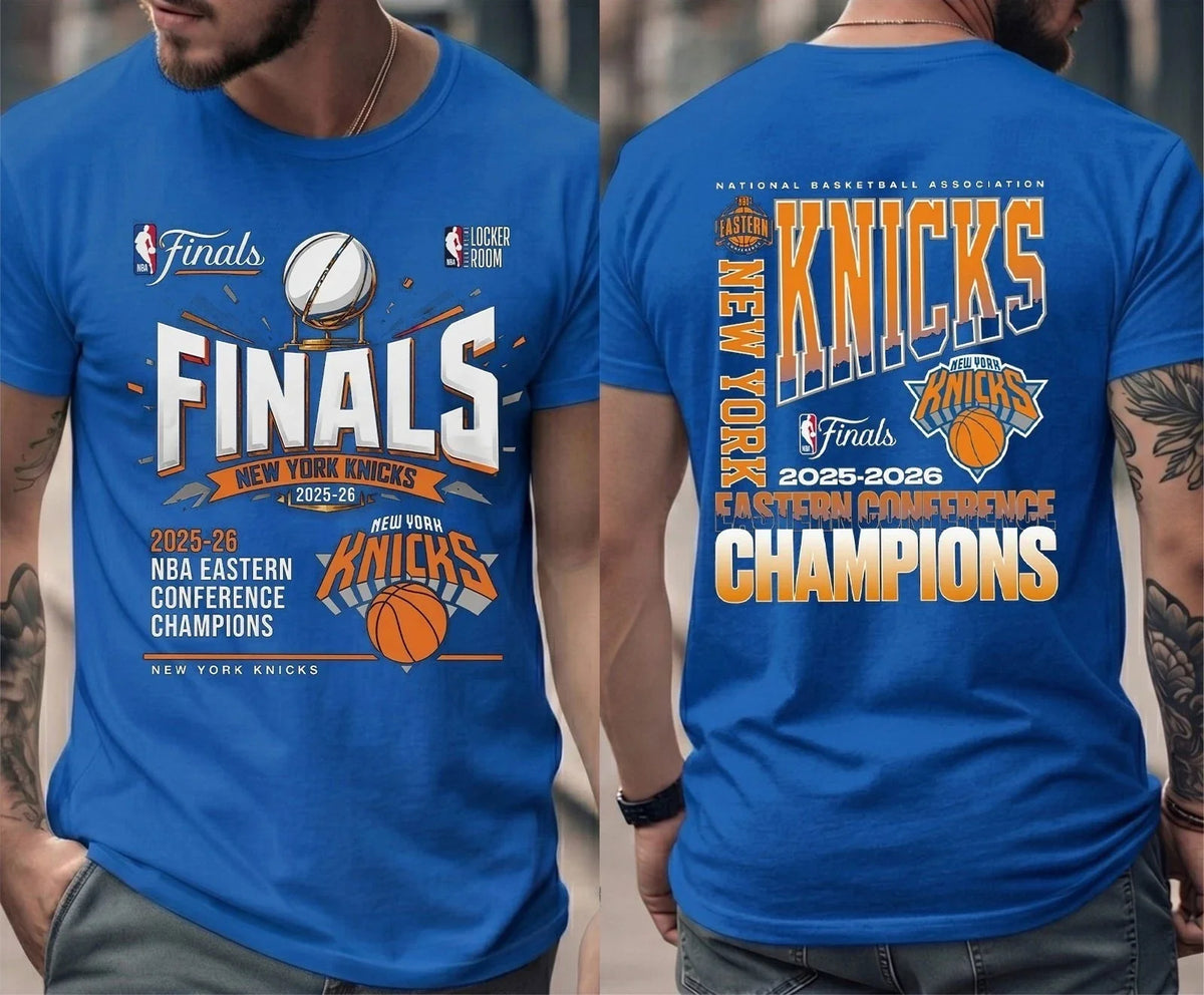 NYK 2026 Basketball Finals Printed T-Shirt