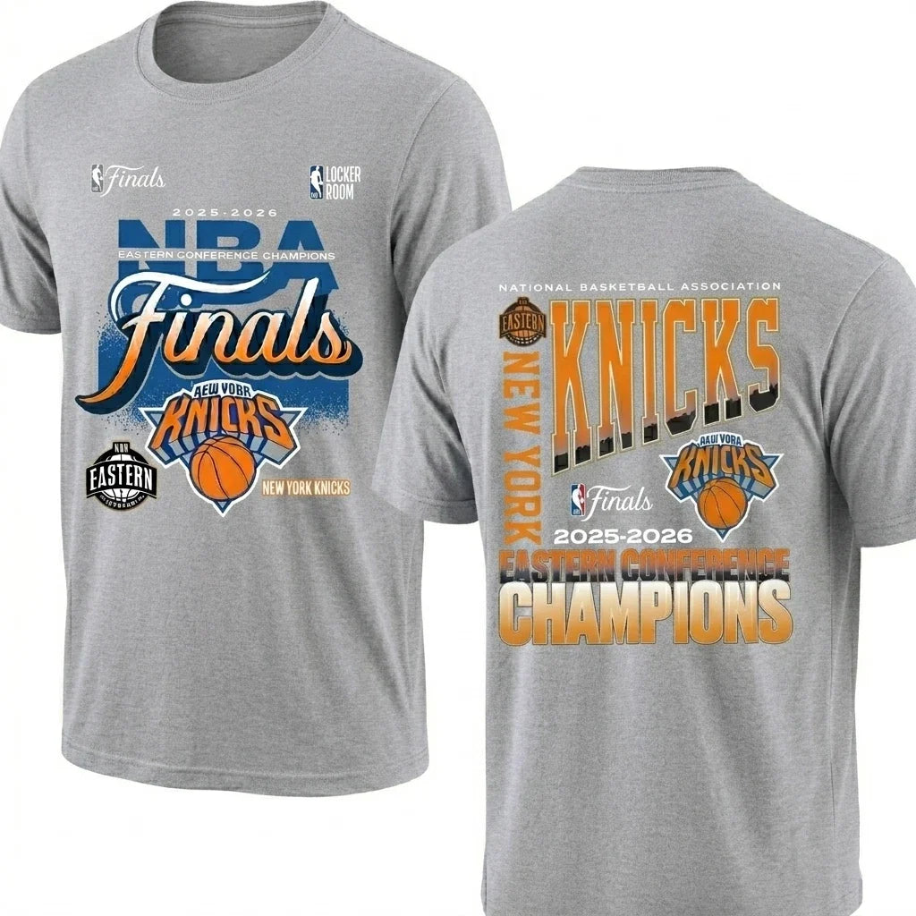 NYK 2026 Basketball Finals Printed T-Shirt V4