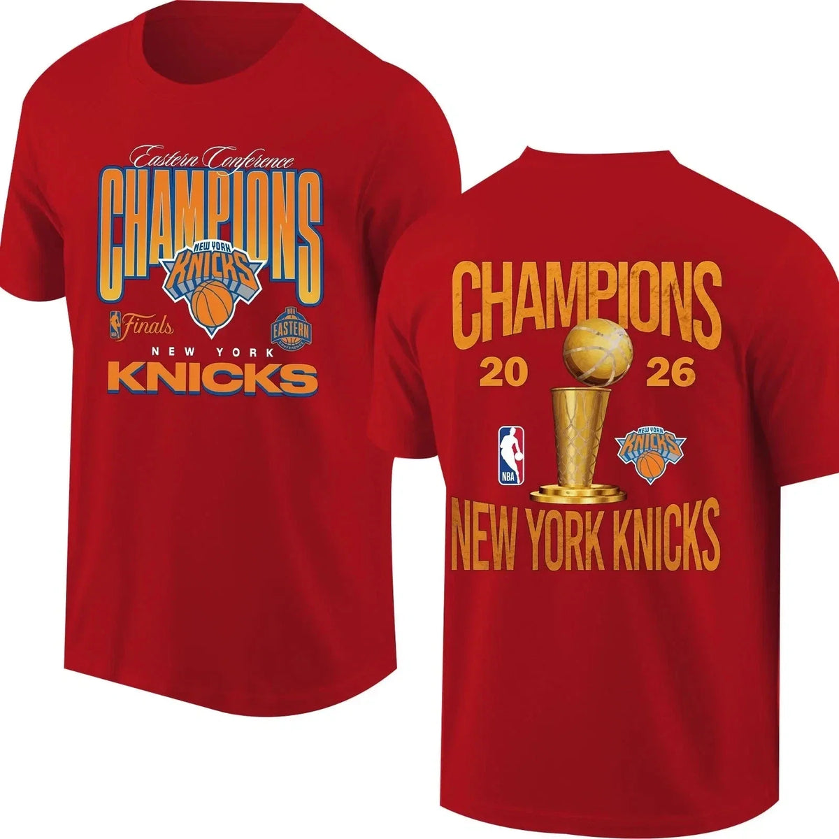 NYK 2026 Basketball Finals Printed T-Shirt V3