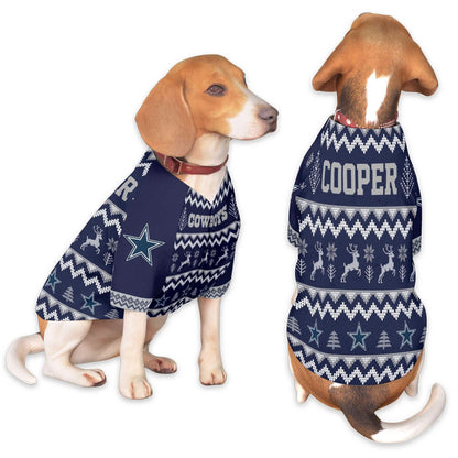 DC Family Holiday Ugly Sweater Pet Coat