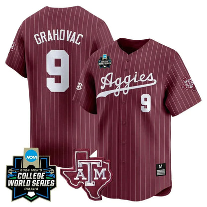Aggies 2024 College World Series Vapor Premier Limited Jersey