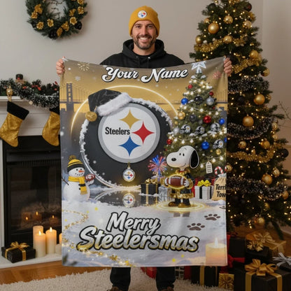 PIT x SNP | Premium Christmas Fleece Blanket & Throw Pillow