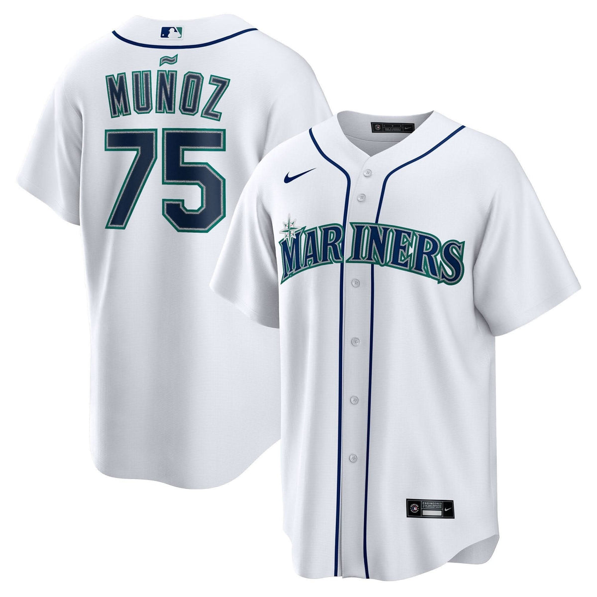 SM Cool Base Jersey - White - Stitched