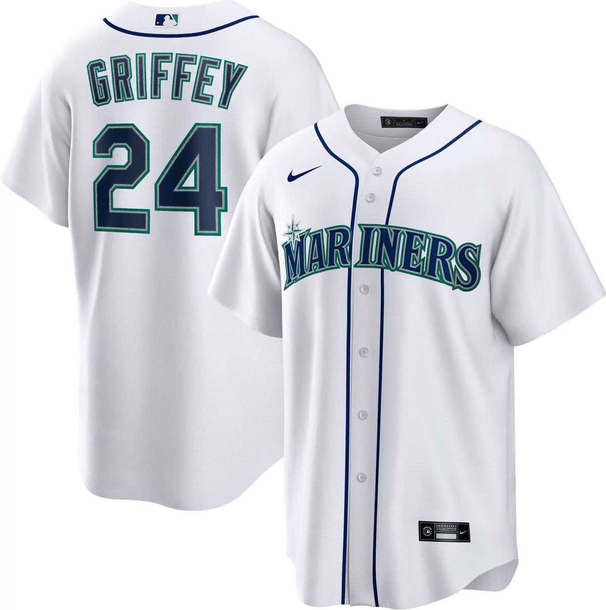 SM Cool Base Jersey - White - Stitched