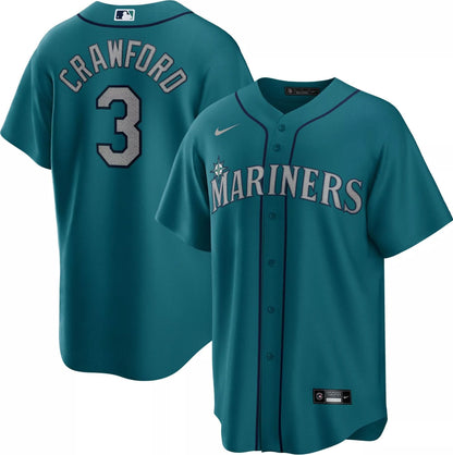 SM Cool Base Jersey - Aqua - Stitched