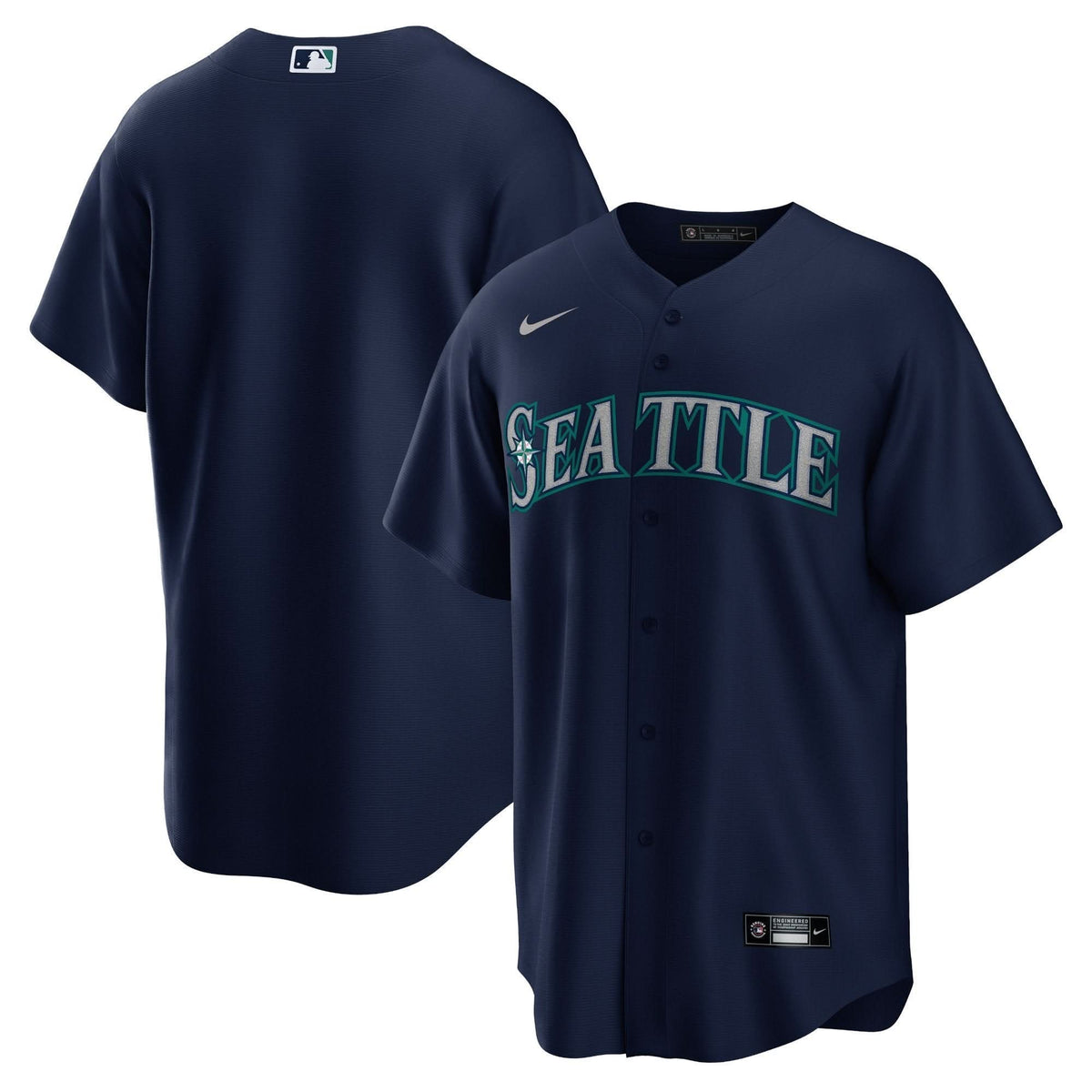 SM Cool Base Jersey - Navy - Stitched