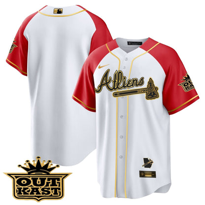 AB Atliens Gold Alternate Cool Base Jersey - Stitched