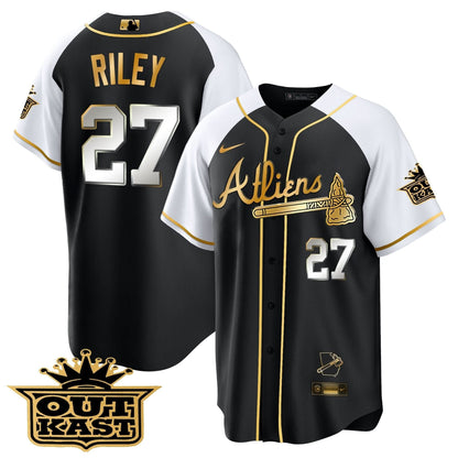 AB Atliens Gold Alternate Cool Base Jersey - Stitched
