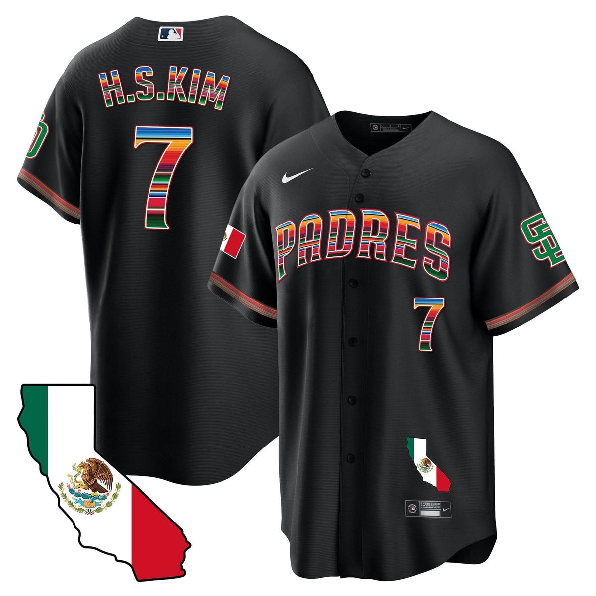 SDP California Map Cool Base Jersey - Stitched