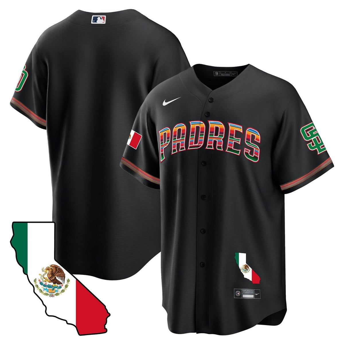 SDP California Map Cool Base Jersey - Stitched