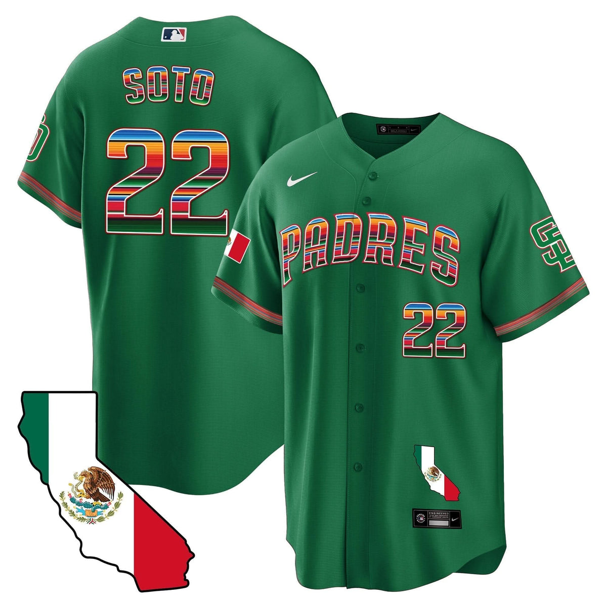 SDP California Map Cool Base Jersey - Stitched
