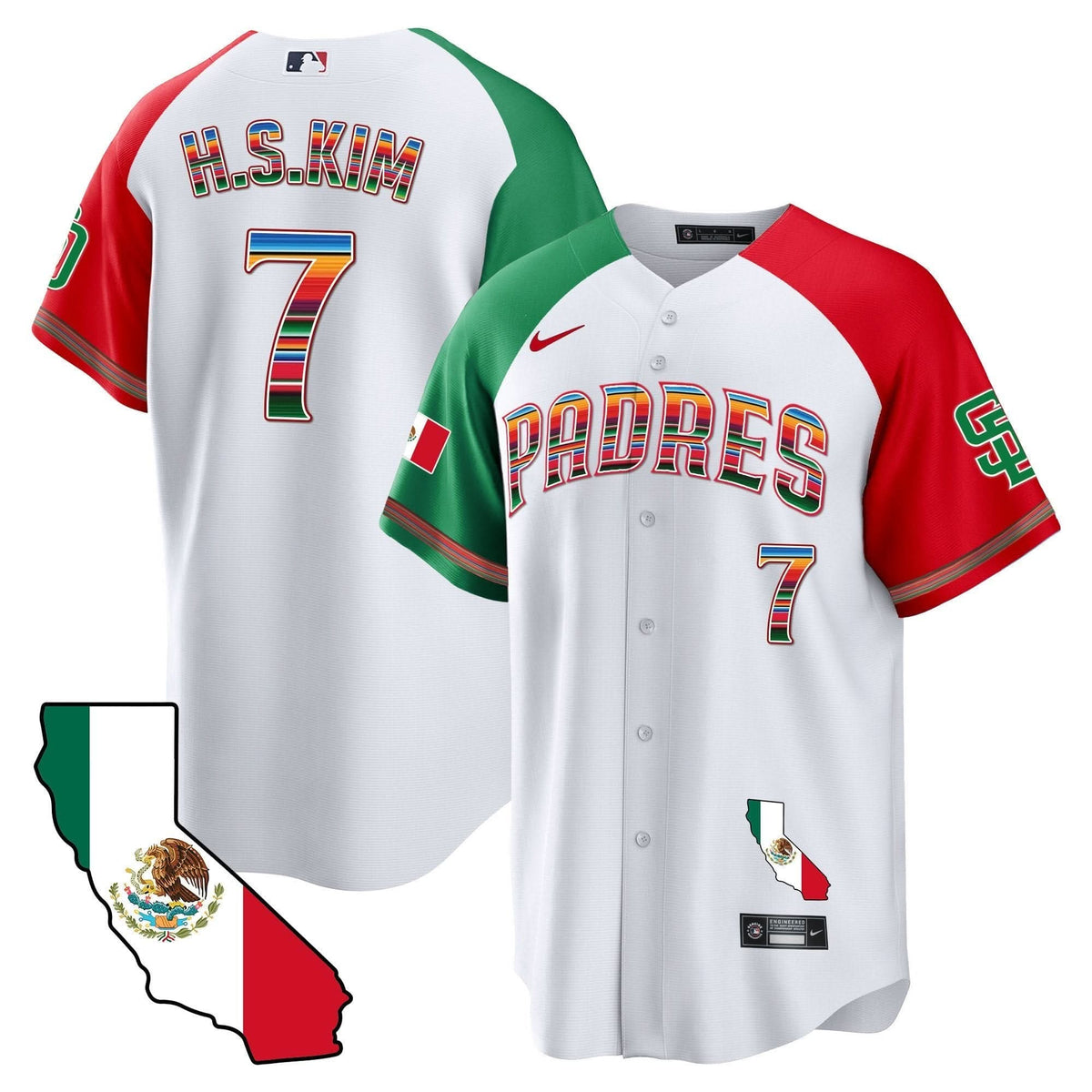 SDP California Map Cool Base Jersey - Stitched
