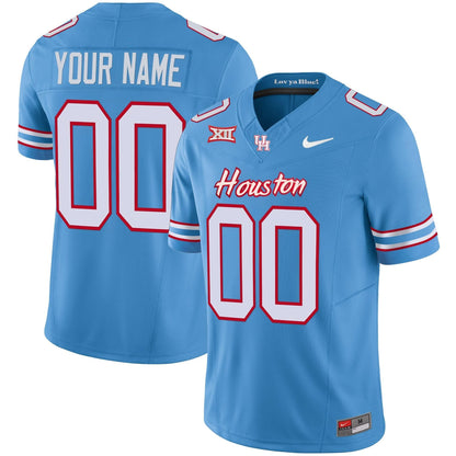 HOU 2023 Oilers Inspired Vapor Custom Jersey V4