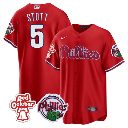 PP Red October Patch Cool Base Jersey - Stitched