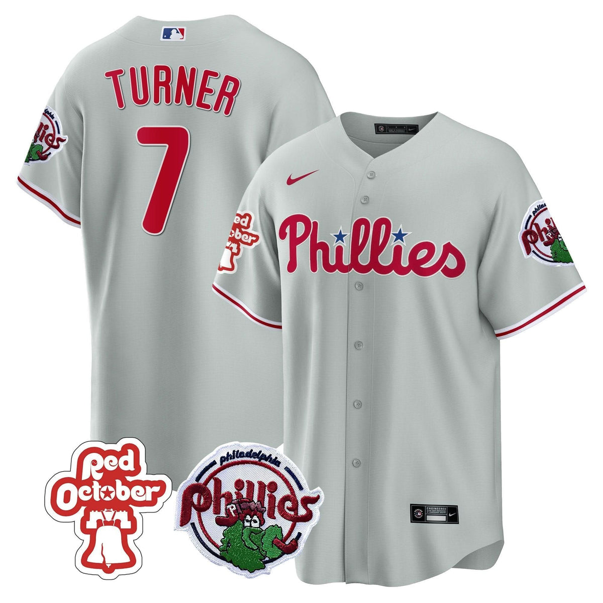 PP Red October Patch Cool Base Jersey - Stitched