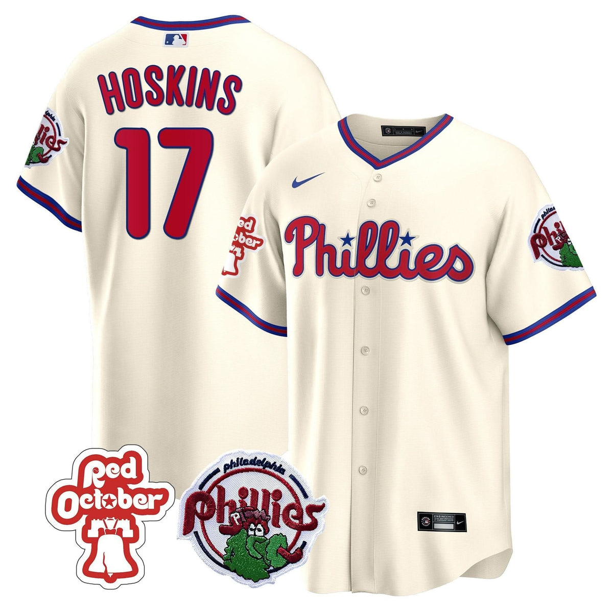 PP Red October Patch Cool Base Jersey - Stitched