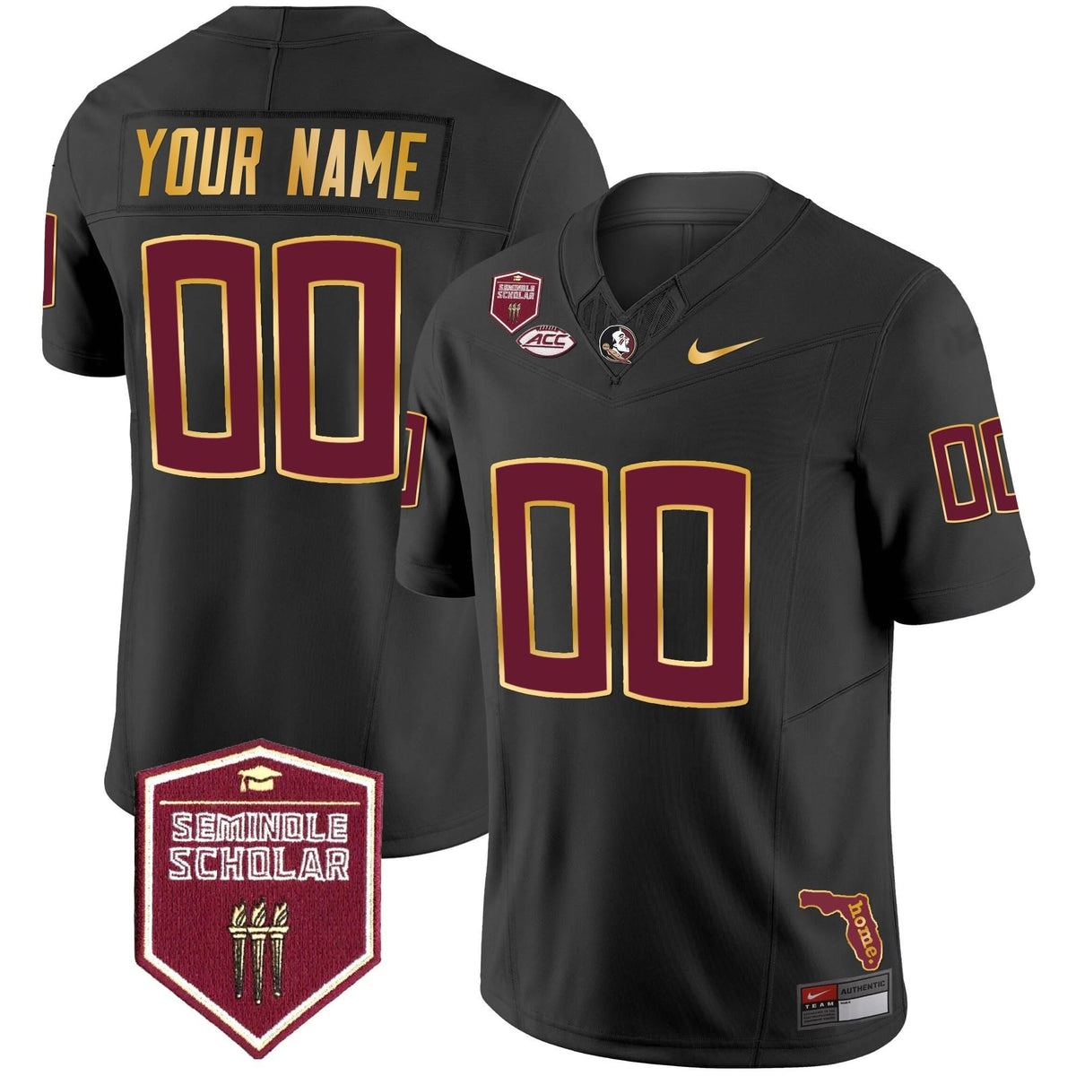 FSS Gold Trim Vapor Custom Jersey