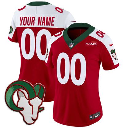 Los Angeles Rams Mexico Vapor Limited Custom Jersey - All Stitched