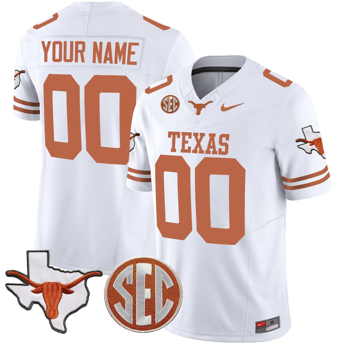 TL State Map & SEC Patch Vapor Custom Jersey V2