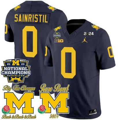 MW 2023 National Champions & Rose Bowl Patch Vapor Jersey