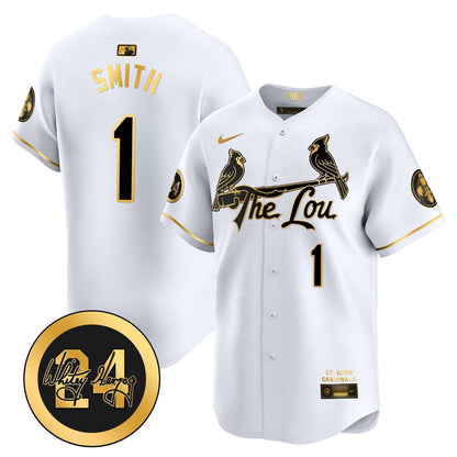 SLC 2024 City Connect Whitey Herzog Patch Vapor Premier Limited Jersey - Stitched