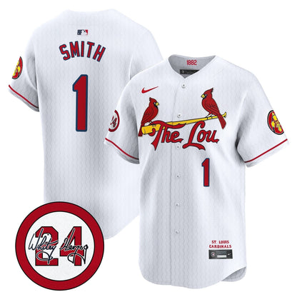 SLC 2024 City Connect Whitey Herzog Patch Vapor Premier Limited Jersey - Stitched