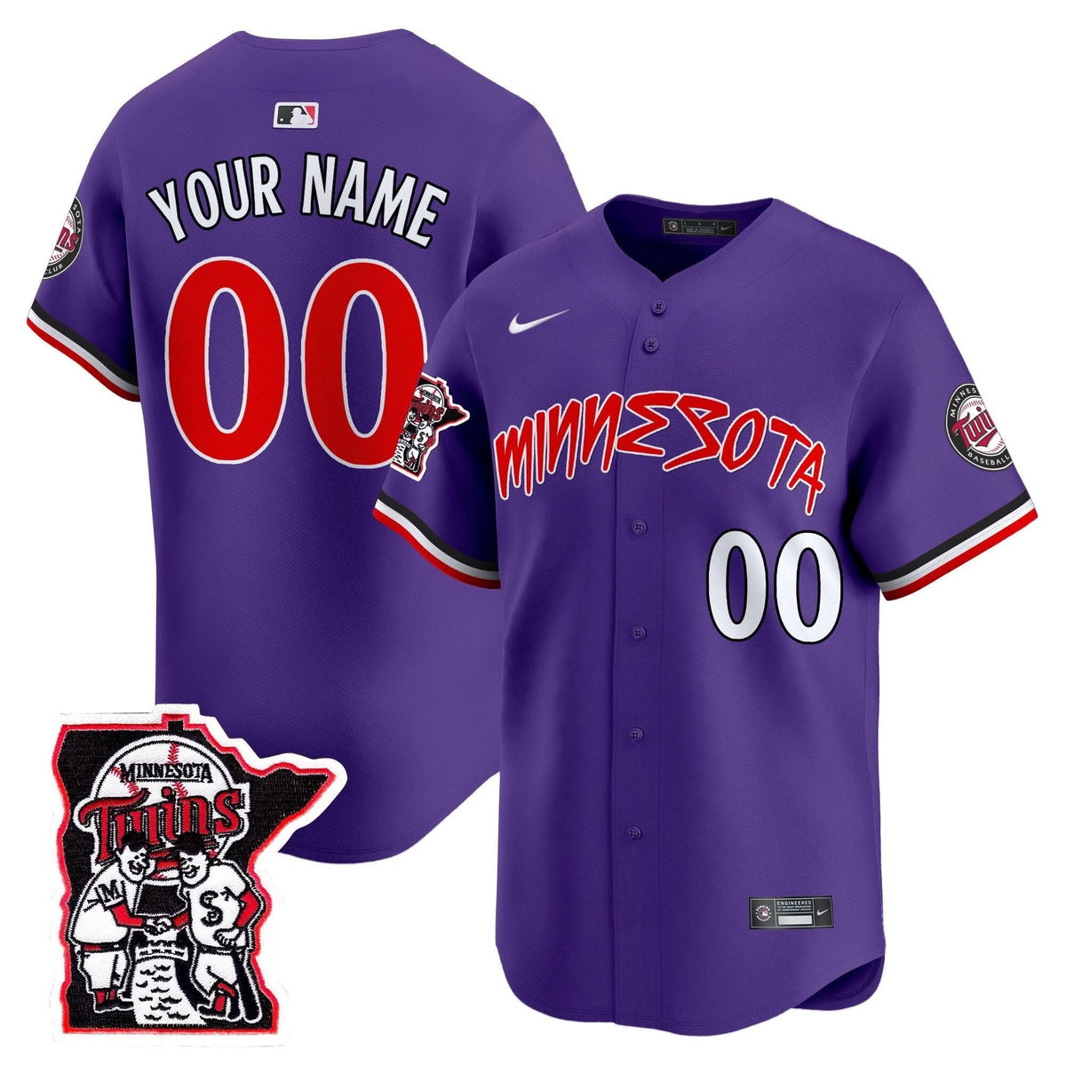 MT Shaking Hands Patch Vapor Premier Limited Custom Jersey - Stitched