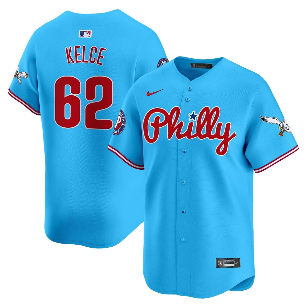 Men's Phillies & Eagles Vapor Premier Limited Jersey - All Stitched