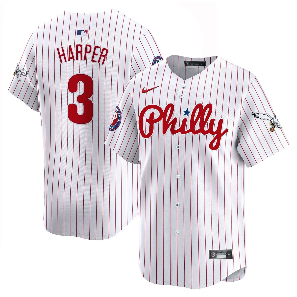 Men's Phillies & Eagles Vapor Premier Limited Jersey - All Stitched