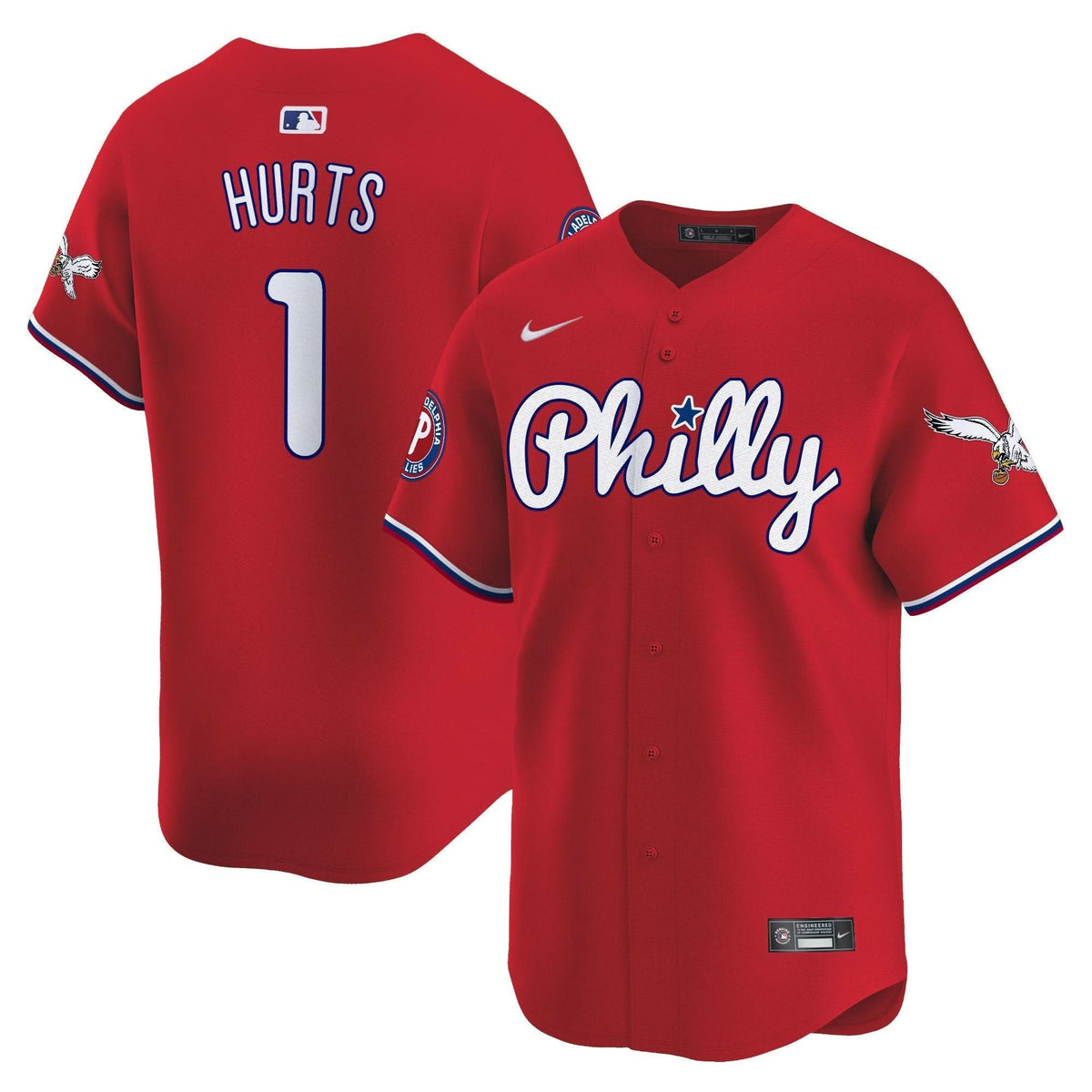 Men's Phillies & Eagles Vapor Premier Limited Jersey - All Stitched