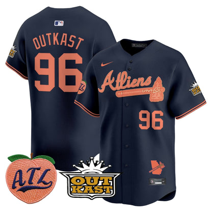 AB Atliens & Peach Vapor Premier Limited Jersey - Stitched