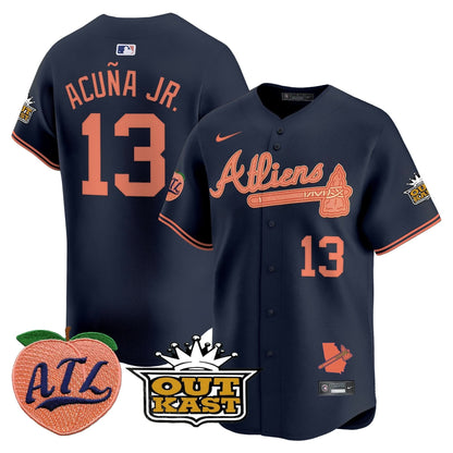 AB Atliens & Peach Vapor Premier Limited Jersey - Stitched