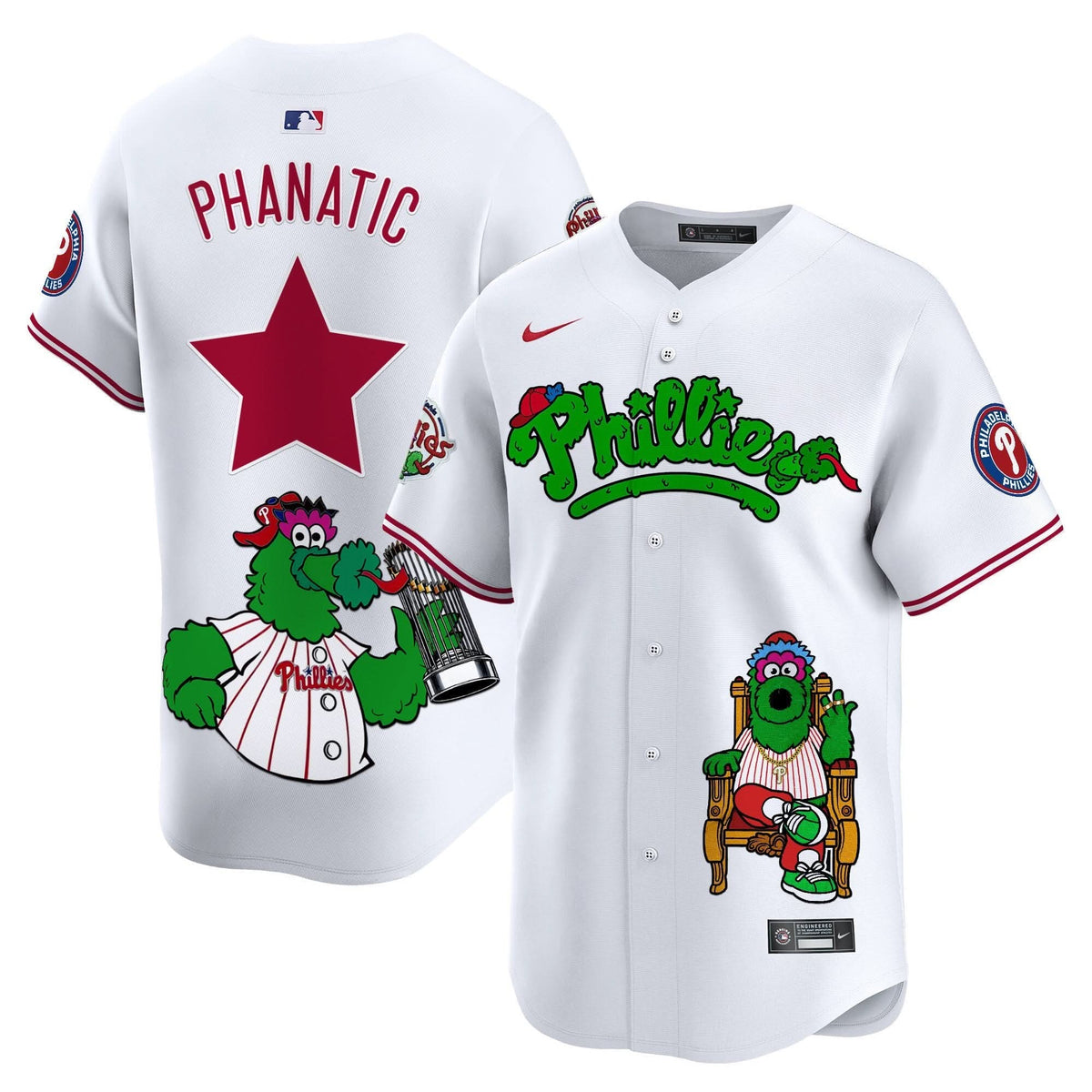 Unisex Phillies Phanatic Vapor Premier Limited Jersey - Printed