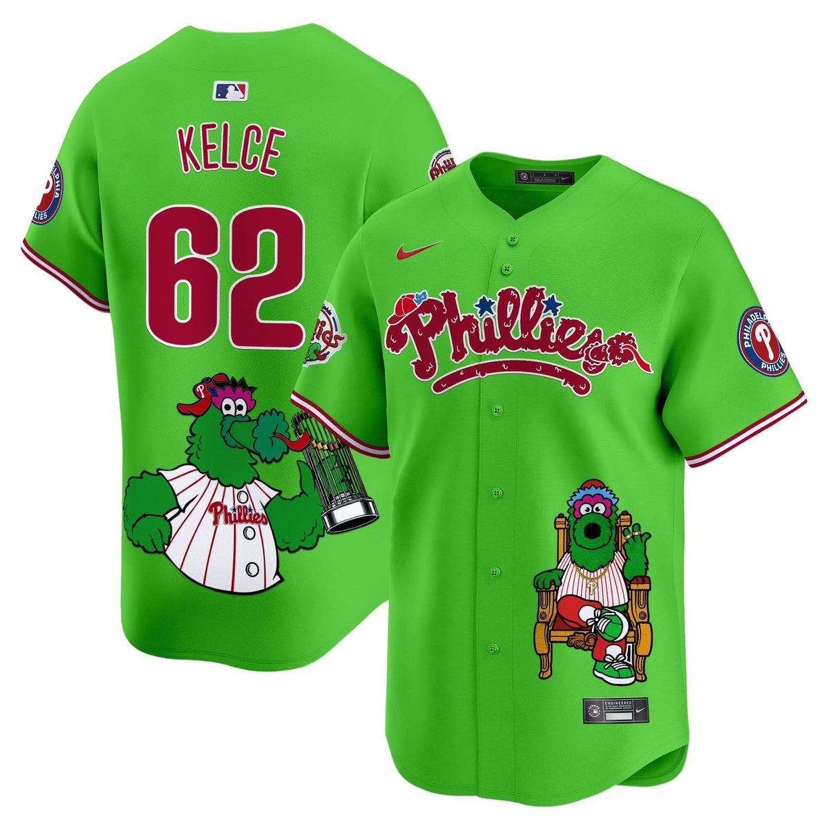 Unisex Phillies Phanatic Vapor Premier Limited Jersey - Printed